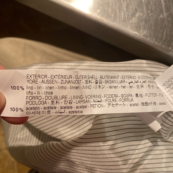 Zara Tan Linen Blazer - Picture 4 of 4